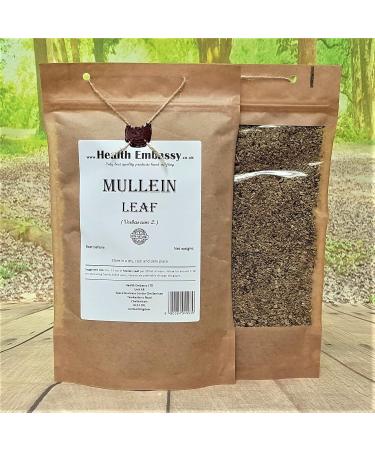 Health Embassy Feuille de Bouillon Blanc Tisane | Verbascum L | Mullein Leaf Tea (100g) - Buy Online on GoSupps.com