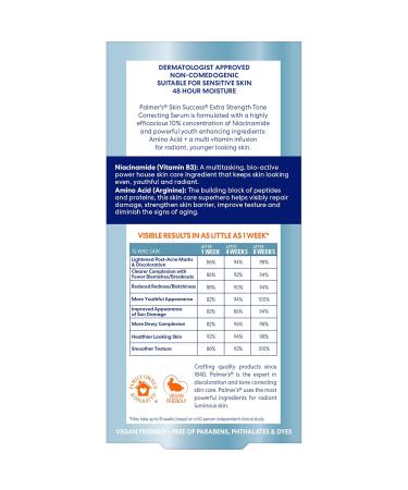 Palmer's Skin Success Extra Strength Face Serum - Dark Spot Corrector for Discoloration & Age Spots | 1.0 Fl Oz - International Shipping Available - Buy Online on GoSupps.com