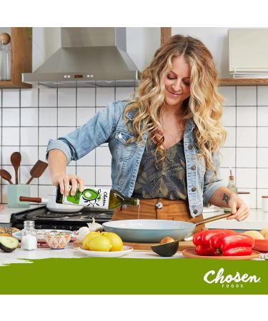 Chosen Foods 100% Pure Avocado Oil 1L 2 Pack - Keto & Paleo-Friendly, Kosher Oil for Cooking, Baking, Frying, Sauces, Dressings - 33.8 Fl Oz (Pack of 2) - Buy Online on GoSupps.com