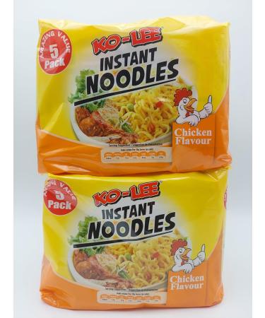 Ko - Lee Instant Noodles Chicken Flavour 10 Pack Bundle With Mollymae Bookmark | 10 x 70g - Buy Online on GoSupps.com