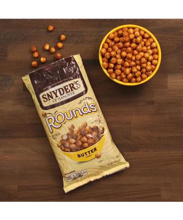 Snyder's of Hanover Butter Rounds Pretzels - 3.5 Oz Round Butter Snacks - Buy Online on GoSupps.com