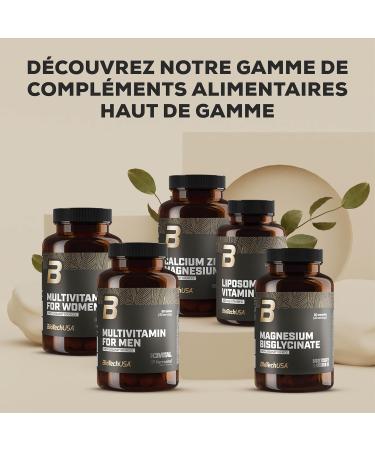 BioTechUSA Calcium Zinc Magnesium from Organic Sources | 4 types de min raux organiques | Formule synergique pour les os les muscles le syst me nerveux et immunitaire 90 comprim s - Buy Online on GoSupps.com