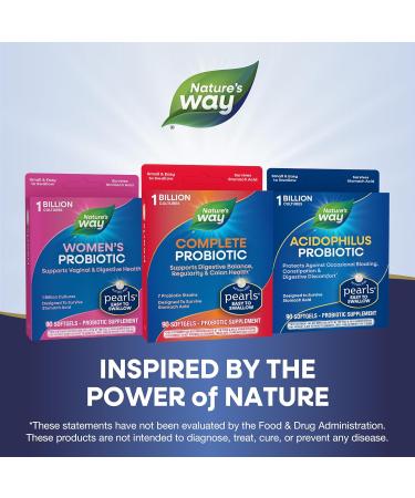 Nature's Way Probiotic Pearls Complete - 90 Softgels for Digestive Health - Buy Online on GoSupps.com