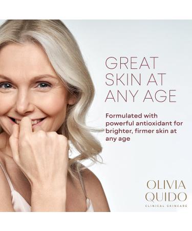 OLIVIA QUIDO Skincare Vitamin C Serum 20% with Lilac & Sea Daffodil 3.6oz | Hydrating Skin-Brightening & Anti-Aging | Vitamin C & Hyaluronic Acid Serum for the Face with Natural Botanicals - Buy Online on GoSupps.com