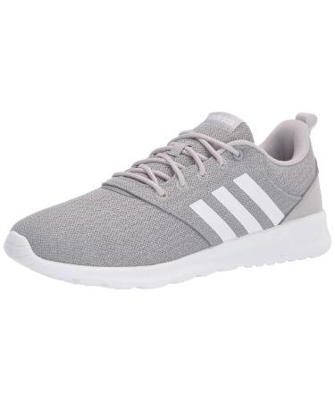 adidas Women's Qt Racer 2.0 Running Shoe 8 Grey/White/Grey