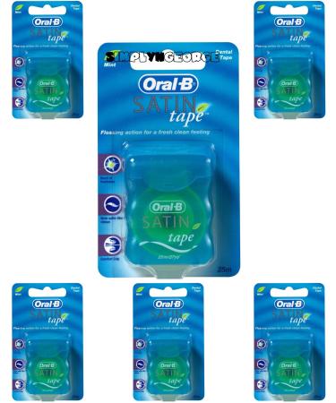 Oral-B Satin Tape 25-Meters (6 Units)