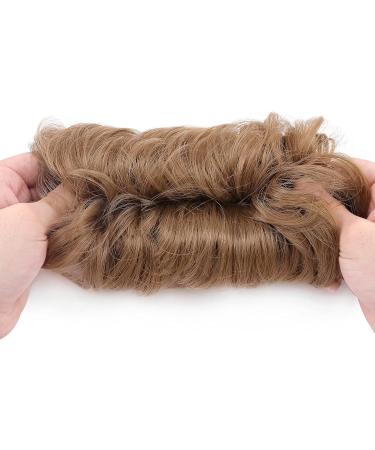 Thick Synthetic Hair Bun Extension - Coffee Brown & Sandy Brown Hairpiece for Women - 45g - Buy Online on GoSupps.com