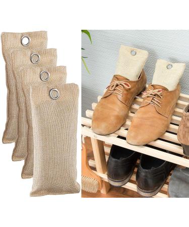 Newgen Medicals Foot Smell DEO - 2in1 Shoe Freshener with Bamboo Activated Carbon Odor Mitigating - 4x 75g | Effective Shoe Deodorizer & Dehumidifier - Buy Online on GoSupps.com