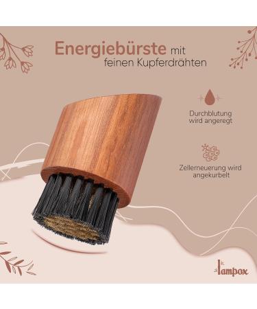 Lampox Vegan Face Brush with Fine Copper Wires | Premium Copper Massage Brush for Radiant Skin - Shop Internationally - Buy Online on GoSupps.com