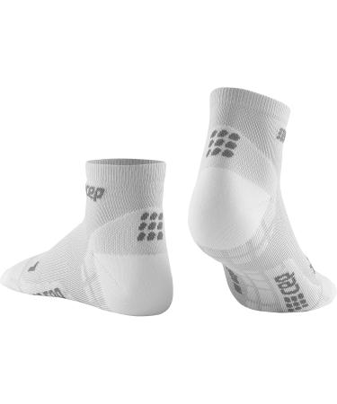 CEP Ultralight Compression Low Cut Socks for Women | Short Sports Socks in Carbon White | Size IV | Lightweight Comfort & Support - Buy Online on GoSupps.com
