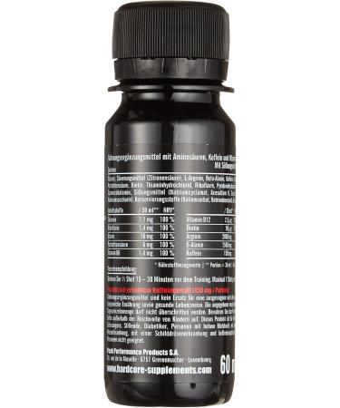 Buy PEAK Aggro Shot 15 x 60ml Grapefruit - Pre Workout Booster with Arginine Beta Alanine & Caffeine for Optimal Performance - Buy Online on GoSupps.com