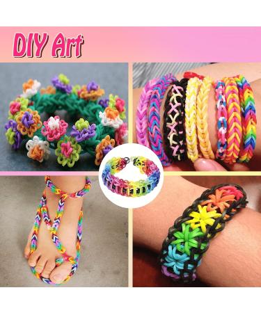 Yowamho 1581+ Loom Bands Kit: 30 Variety Colors Rubber Band Bracelet DIY Crafting Gift for Kids Boys & Girls - 1400 Bands Included - Buy Online on GoSupps.com