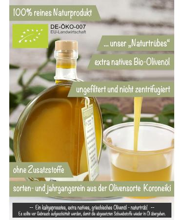 Direct & Friendly Gift Set: 3 Decorative Organic Olive Oil Bottles - Naturally Cloudy Chili & Oregano (3x200ml) - Perfect International Gift - Buy Online on GoSupps.com