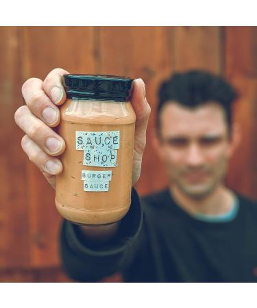 Sauce Shop Burger Sauce - Great Taste Award Winning - Made in the UK - 250g Glass Jar - Buy Online on GoSupps.com