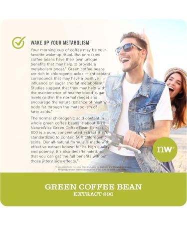 NatureWise 1 Green Coffee Bean Extract - Vegan Non-GMO - 60 Capsules 30-Day Supply + (Pack of 2) NighttimeSlim- Cayenne Green Coffee Bean GABA - 60 Capsules 30-Day Supply  - Buy Online on GoSupps.com