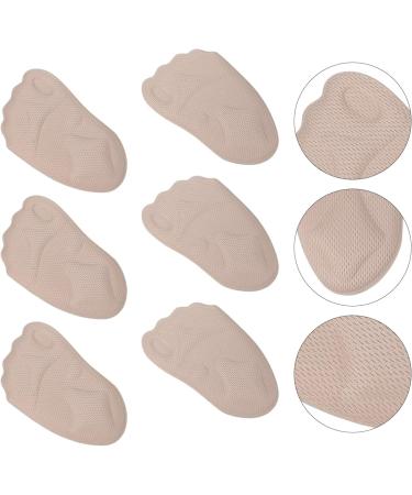 Buy Healifty 3 Pairs Half Size Metatarsal Cushion Pads - Adjustable Forefoot & Heel Pads for Men - Non-Slip Shoe Insole - Skin Color - Buy Online on GoSupps.com