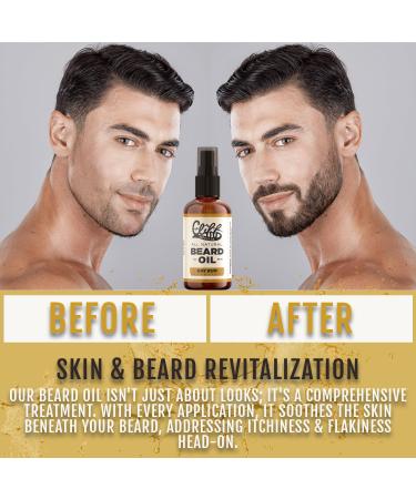 All Natural Beard Oil for Men | Organic Hydrating & Softening Beard Care | Jojoba & Almond Oil | Vitamin E | TSA Friendly | Cedar Musk - 1 Fl Oz - Buy Online on GoSupps.com