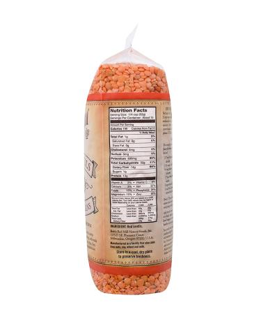Bob's Red Mill Red Lentils 27 oz - Premium Quality Lentils for Healthy Cooking - Buy Online on GoSupps.com