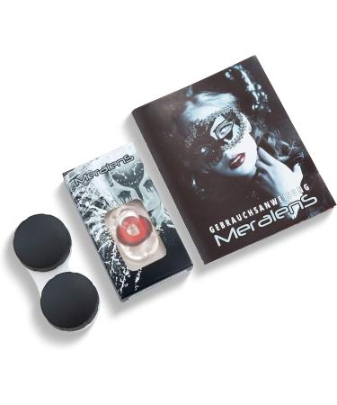 Buy Red Lunatic 17mm Mini Sclera Contact Lenses - Top Quality Crazy Fun Eyes for Fasching Carnival & Halloween | Evil Lens - Buy Online on GoSupps.com