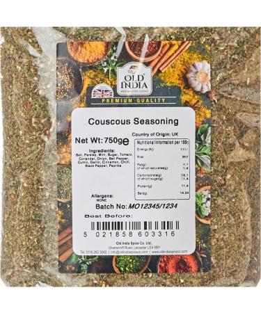 Old India Couscous Seasoning 750g - Authentic blend for flavorful couscous dishes - Buy Online on GoSupps.com