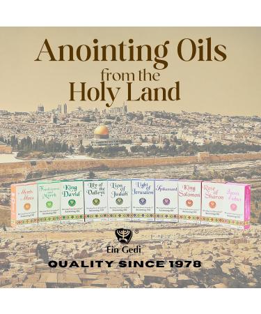 Ein Gedi Queen Esther Anointing Oil Blessing from Jerusalem Gold Collection Holy Land Anointing Oil for Prayers and Blessings. (12ml Queen Esther) - Buy Online on GoSupps.com