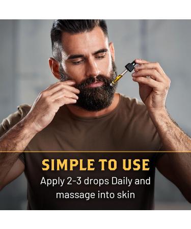 Ranger Grooming Co Fragrance-Free Beard Oil 1 oz - 100% Pure Natural Conditioner for Groomed Beards and Moisturized Skin - Buy Online on GoSupps.com