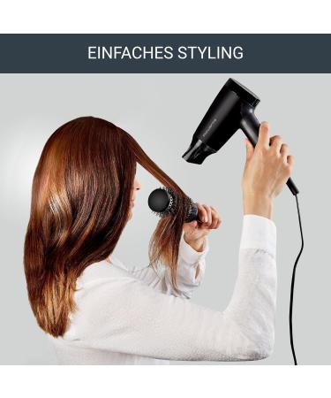 Rowenta CV1801 Express Style Hair Dryer - 1900W 2 Settings Cold Air Button Compact & Ultra-Light Design - Black - Buy Online on GoSupps.com