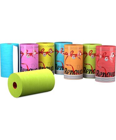 Renova ORANGE Paper Towel - 1 Roll | Slip Protection & Regular Use | Eco-Friendly Choice - Buy Online on GoSupps.com