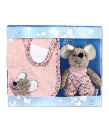 Sterntaler gift set Mabel velcro bib and mini toy figure age: from 0 months light pink/multi-coloured Mabel 2020 Single