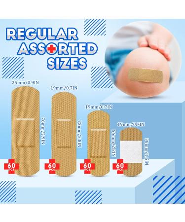 Assorted Flexible Fabric Adhesive Bandages Variety Pack - 300 Pieces - Buy Online on GoSupps.com