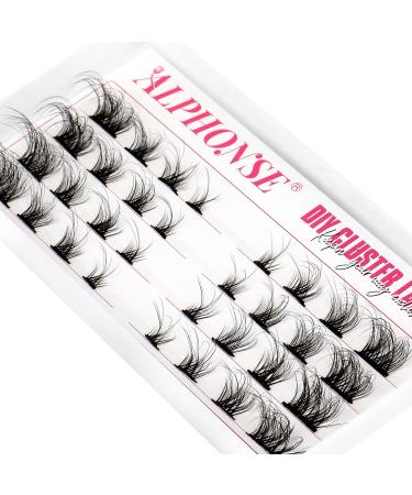 ALPHONSE D Curl Russian Individual Cluster Lash Clusters - Fluffy Natural DIY Cat Eye Extensions - Buy Online on GoSupps.com