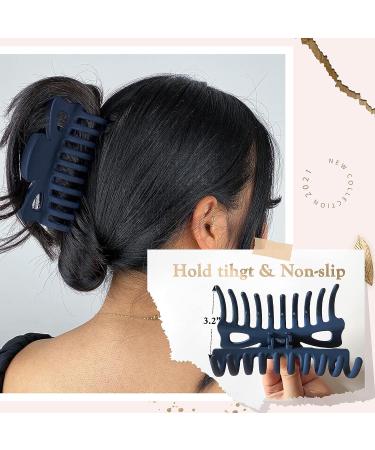 LILIEBE 4.8 Extra Large Claw Clips for Long Thick Hair - Strong Hold Banana Clips for Women & Girls - 6 PCS Jumbo Styling Accessories - Buy Online on GoSupps.com