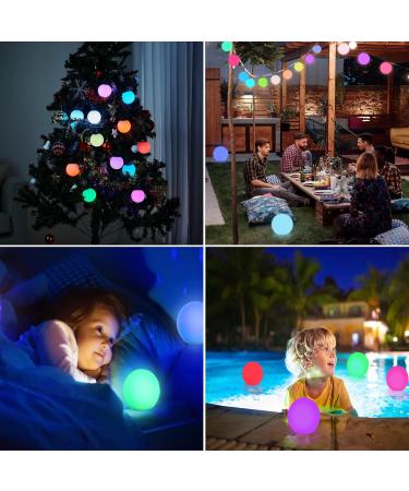 4-Piece Floating Pool Lighting Set | 16 RGB Color Change LED Lights | IP68 Waterproof with Remote Control | Perfect Children's Gift | Enhance Your Pool Experience - Buy Online on GoSupps.com