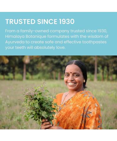 Himalaya Botanique Neem & Pomegranate Toothpaste 5.29 oz - Fluoride Free | Brighter Teeth & Fresh Breath - Buy Online on GoSupps.com