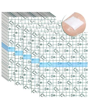 dinio 50 Pieces Shower Waterproof Patch Disposable Transparent Stretch Bandage Shield Cover for Tattoos Swimming Showering