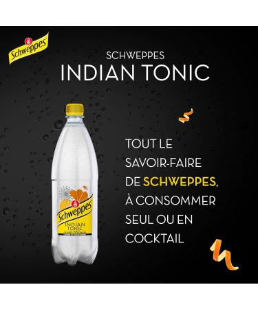 Schweppes Indian Tonic 1L - With quinquina bark extracts - Buy Online on GoSupps.com