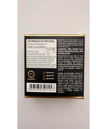 2 Pack of Polenectar Brazil Green Bee Propolis 60 Softgels 300 mg - Buy Online on GoSupps.com