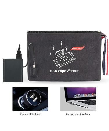 USB Baby Wipe Warmer  Razzil 5V Portable USB Baby Infant Wet Wipes Warmer Bag for Travel and On The Go - Buy Online on GoSupps.com