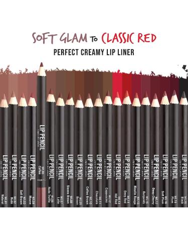 kiss new york Professional Slim Lip Pencil - Creamy Soft Lip Liner for Smooth, Long-Lasting Rich Lip Color in Coffee Shade - Water-Resistant Lip Crayon - Buy Online on GoSupps.com