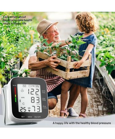 Automatic Blood Pressure Monitor - Large LCD Display, Adjustable Wrist Cuff, Dual 99 Reading Memory - Digital BP Machine for Home Use - Buy Online on GoSupps.com