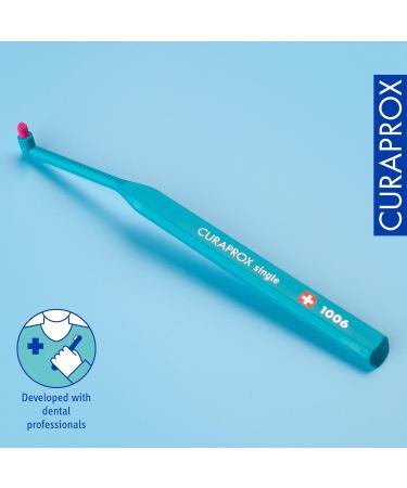 Curaprox CS 1006 Single-Tuft Toothbrush - Perfect Gum Line Care | Random Color | International Shipping - Buy Online on GoSupps.com