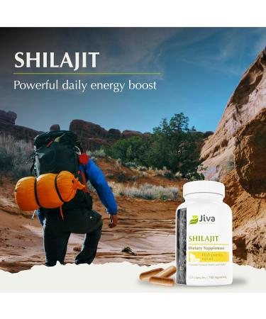 Jiva Botanicals Premium Shilajit Supplement 700 mg - Shilajit Capsules Extract with Minerals Fulvic/Humic Acid for Immune Support & Nomal Digestive Health - 120 Vegan Capsule (Pack of 1) 120 Capsules - Buy Online on GoSupps.com