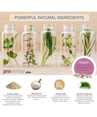 Buy 2 Procurves Plus - Capsules for Natural Breast Enlargement | International Shipping Available - Buy Online on GoSupps.com