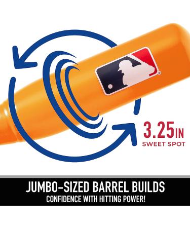Franklin Sports MLB Jumbo Kids Plastic Baseball Bat - Large Barrel Backyard Bat for Kids + Toddlers - Red Assorted - Buy Online on GoSupps.com