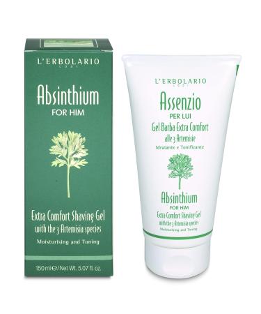 Extra Comfort Shaving Gel for Men - Absinthium by L'Erbolario | 5.07 oz International Shipping Available - Buy Online on GoSupps.com