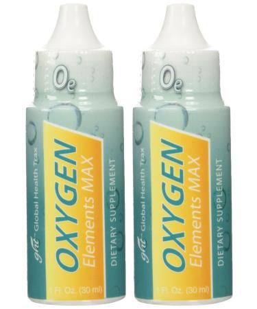 Oxygen Elements Max Plus Candida Therapy Yeast Fighter By GHT 1 Oz Per Bottle - 2 Bottles