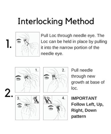 Interlocking Tools for Locs | Sisterlock and Dreadlocks Starter Kit for Small, Medium, or Large Dreads - Easy Locking Needle Hair Maintenance Tool Set - Buy Online on GoSupps.com