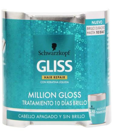 Schwarzkopf Gliss Million Gloss Treatment 150ml - 10 Days of Shine for Shiny Dull Hair - Buy Internationally - Buy Online on GoSupps.com
