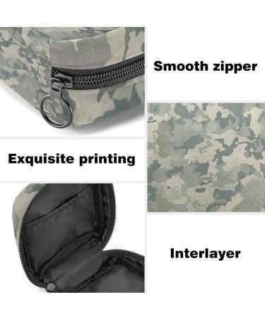 Camouflage Menstrual Cup Pouch & Nursing Pad Holder - Multicolor Sanitary Napkin Storage Bag for Women & Teen Girls - Buy Online on GoSupps.com