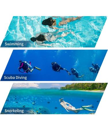 SwimStars Snorkel Set for Women and Men - Anti-Fog Comfortable Mask with Tempered Glass - Ideal for Swimming, Snorkeling, and Scuba Diving - Yellow - Buy Online on GoSupps.com